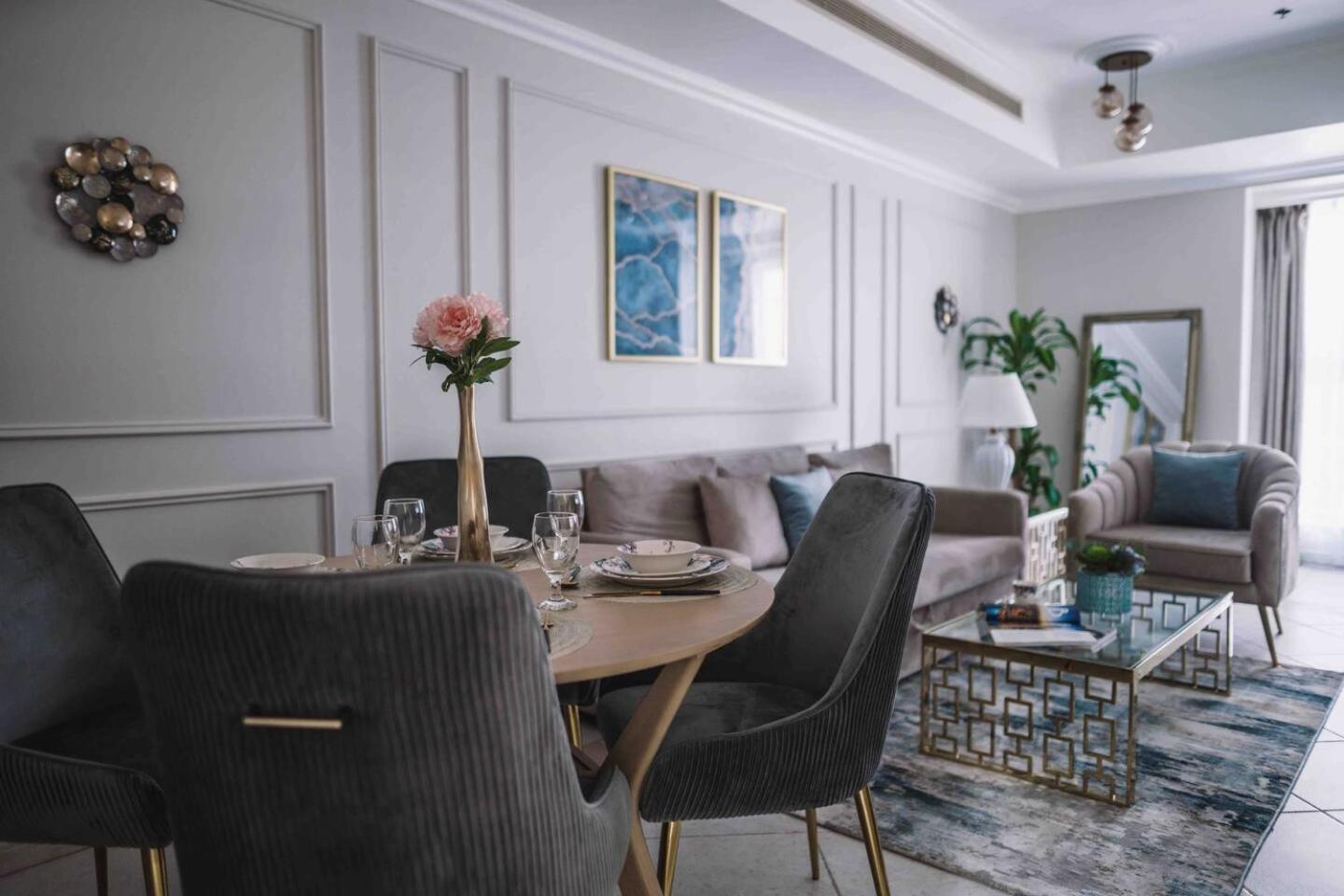 Sea & Palm View Elegant 1 Bedroom Apartment Dubai Ngoại thất bức ảnh
