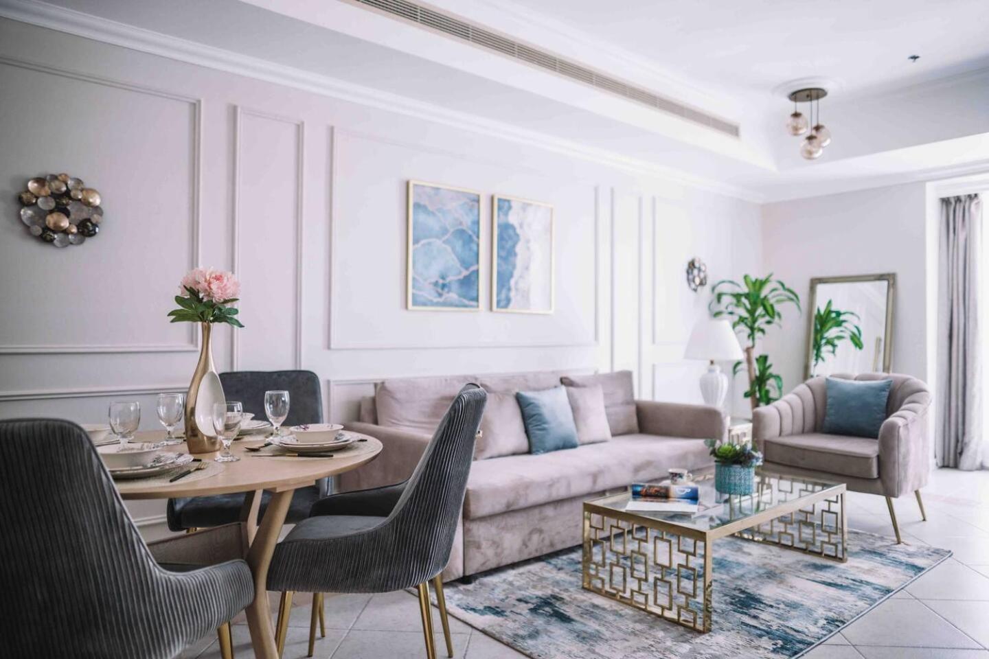 Sea & Palm View Elegant 1 Bedroom Apartment Dubai Ngoại thất bức ảnh
