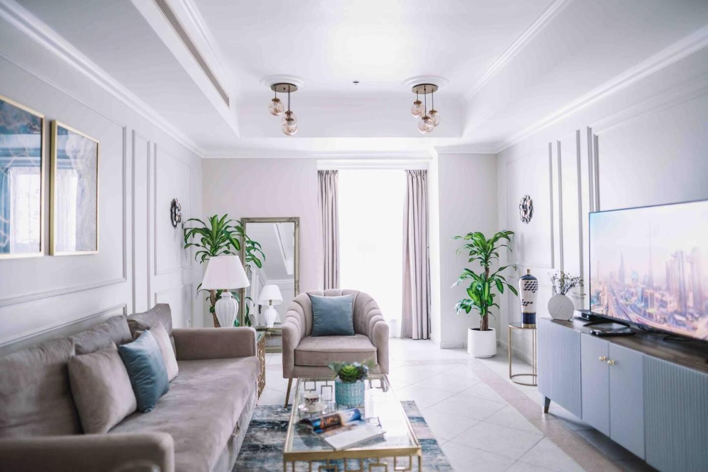 Sea & Palm View Elegant 1 Bedroom Apartment Dubai Ngoại thất bức ảnh