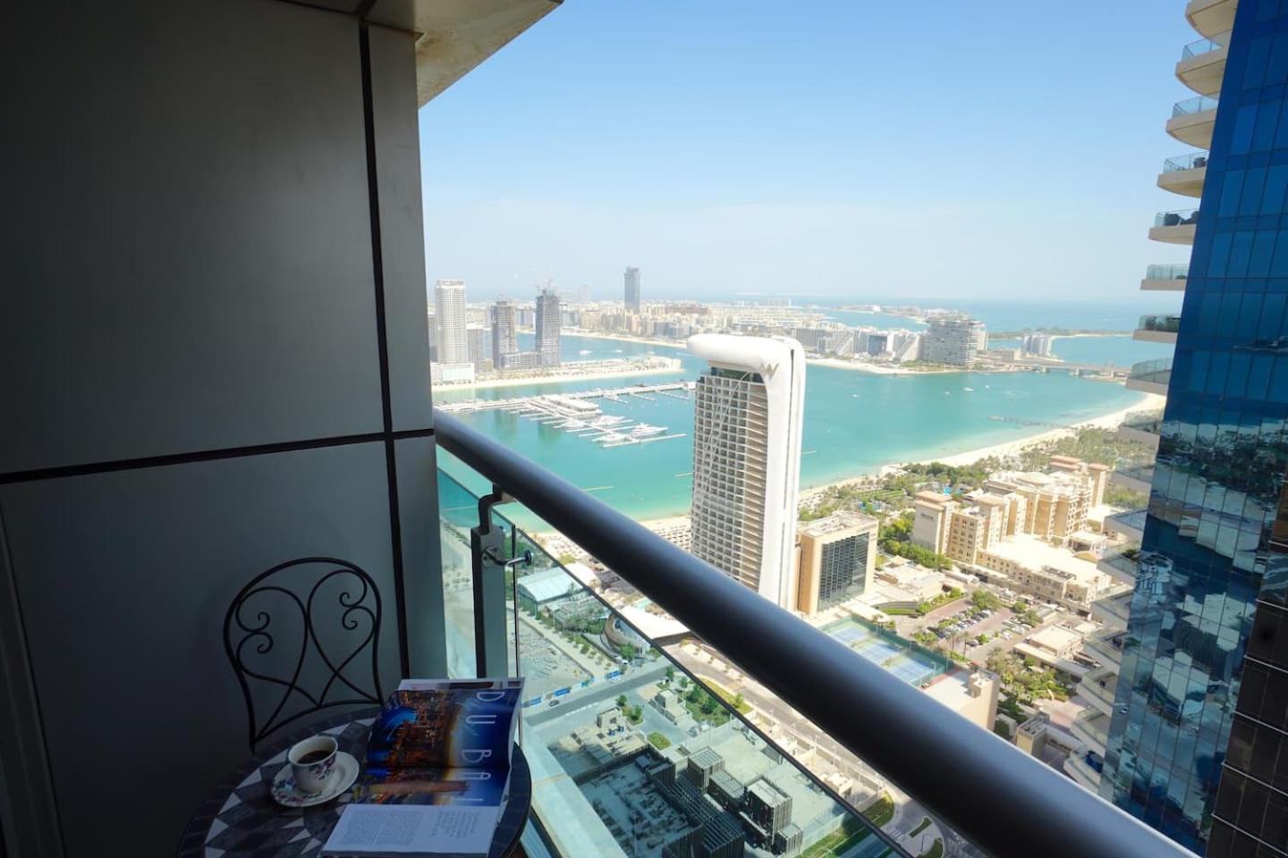 Sea & Palm View Elegant 1 Bedroom Apartment Dubai Ngoại thất bức ảnh