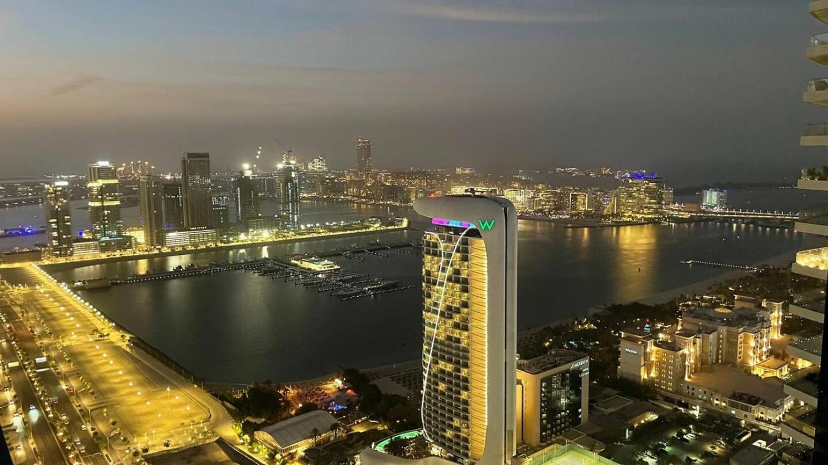 Sea & Palm View Elegant 1 Bedroom Apartment Dubai Ngoại thất bức ảnh